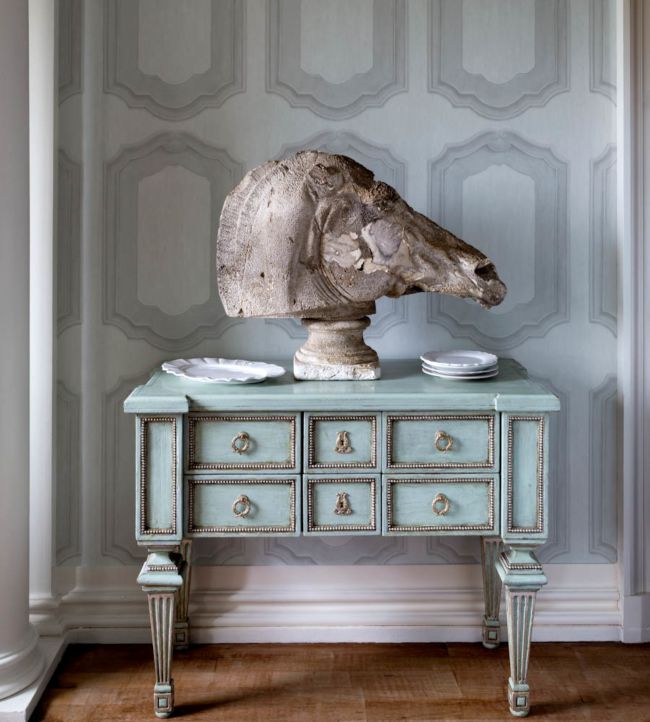 99/8035 - Louis Wallpaper - Grey - Cole & Son