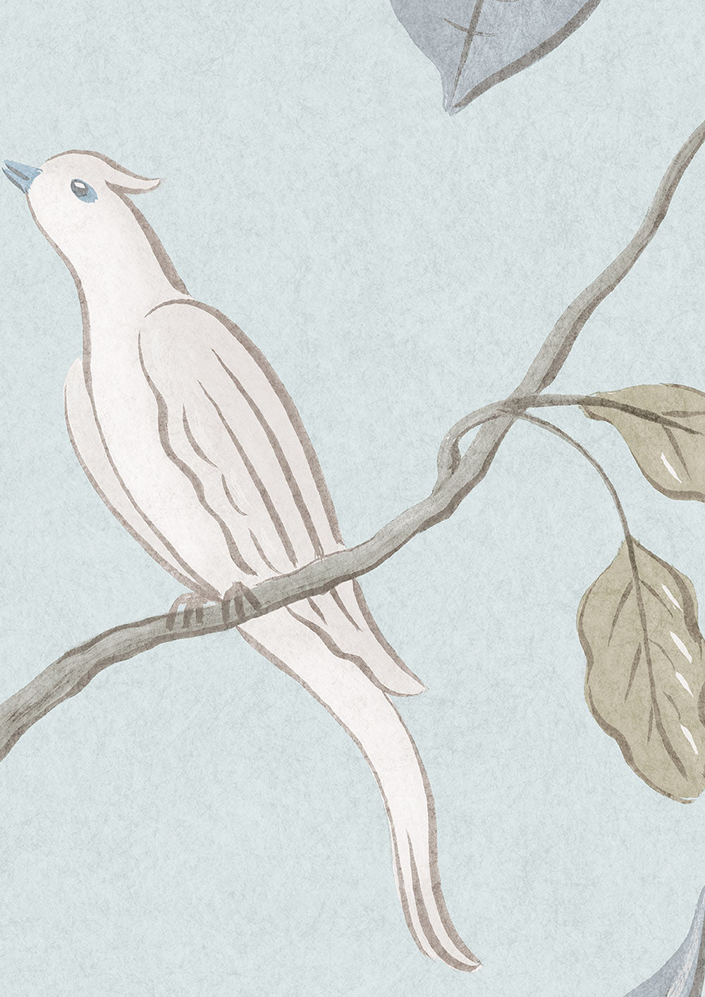 Adam's Eden Wallpaper - Snowbird - Lewis & Wood