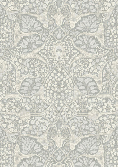 Alhambra 100 Wallpaper - Sea Breeze - Lewis & Wood