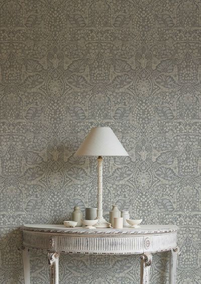 Alhambra 50 Wallpaper - Sea Breeze - Lewis & Wood