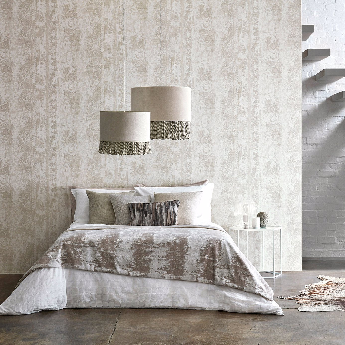 Anthology Pozzolana Wallpaper - Concrete - EVIW112030 - Harlequin