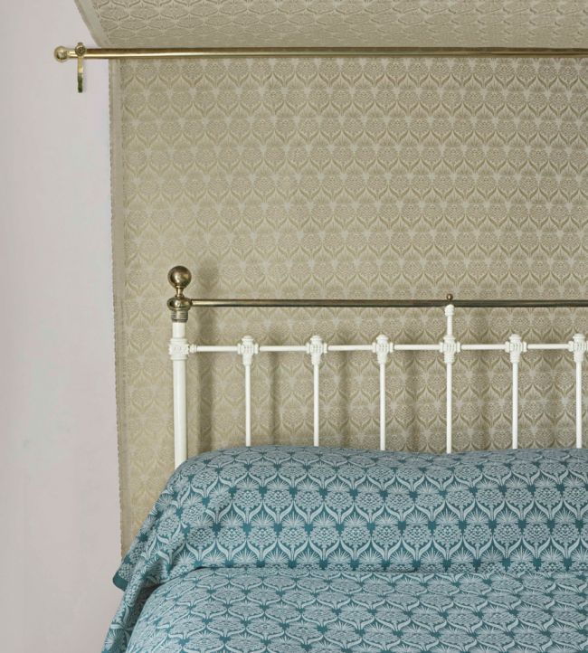 Artichoke Thistle Fabric - Teal - BG-F040101 - Barneby Gates