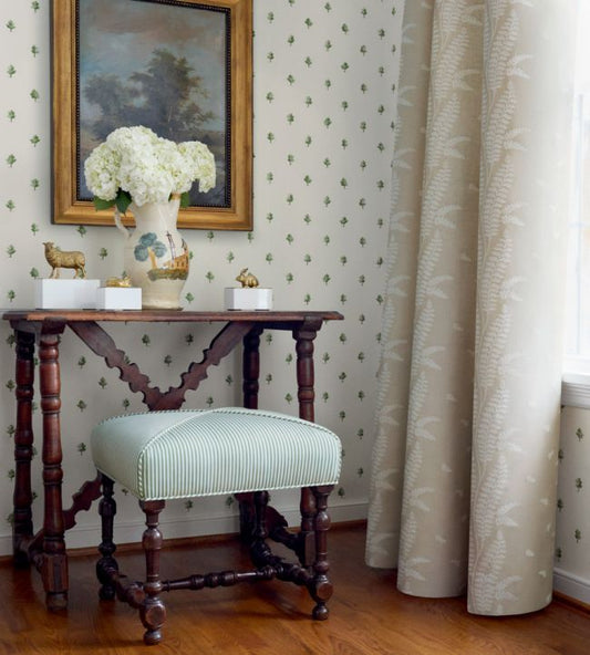 Ashton Wallpaper - Green - AT57875 - Anna French
