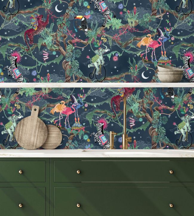 BMCF003-01C - Balancing Act Wallpaper - Nightfall - Brand McKenzie