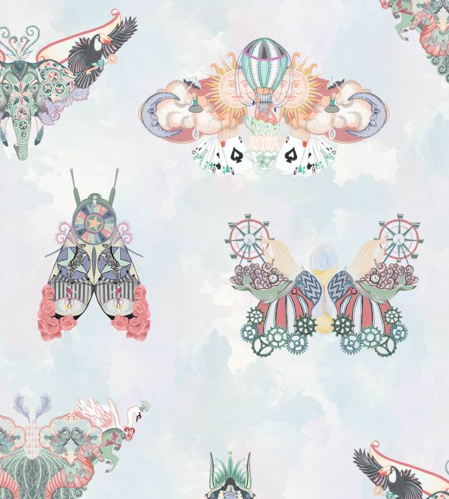 BMCF003-02D - Butterfly Effect Wallpaper - Pink Multi - Brand McKenzie
