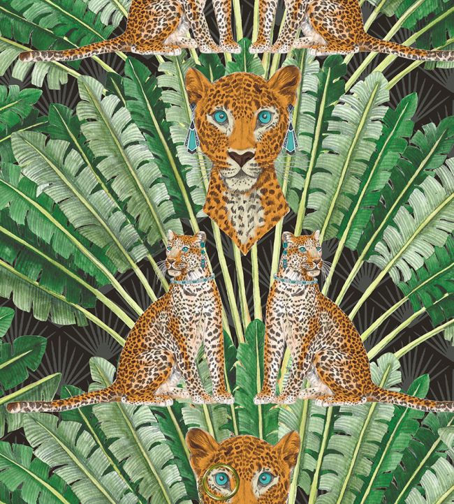BMHD002-05A - Leopard Wallpaper - Dark - Brand McKenzie