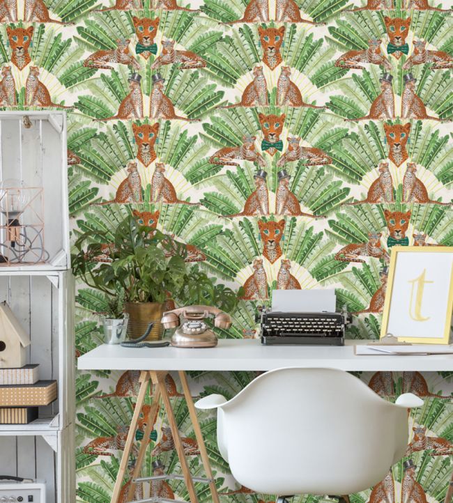 BMHD002-05B - Leopard Wallpaper - Light - Brand McKenzie