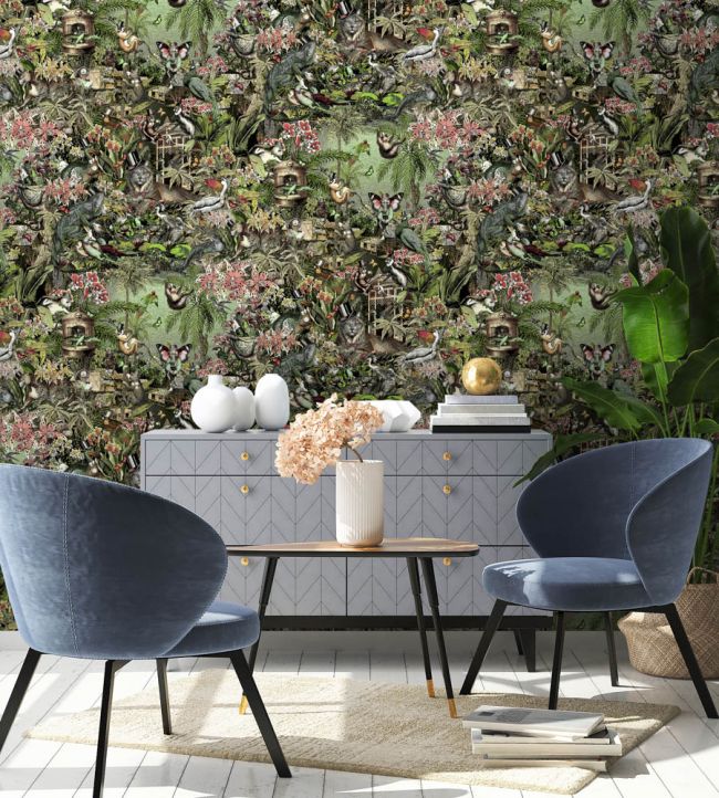 BMPP004-05C - Jungle Life Wallpaper - Grass - Brand McKenzie