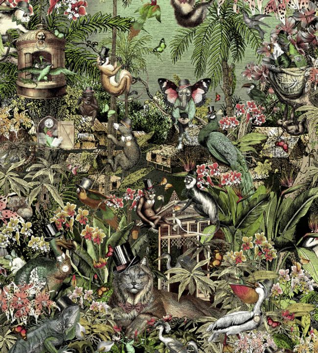 BMPP004-05C - Jungle Life Wallpaper - Grass - Brand McKenzie
