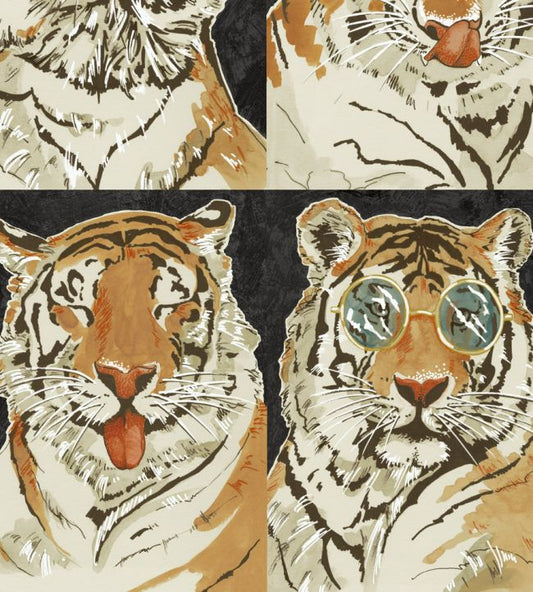 BMWL005-09A - Roar Emotions Wallpaper - Charcoal - Brand McKenzie