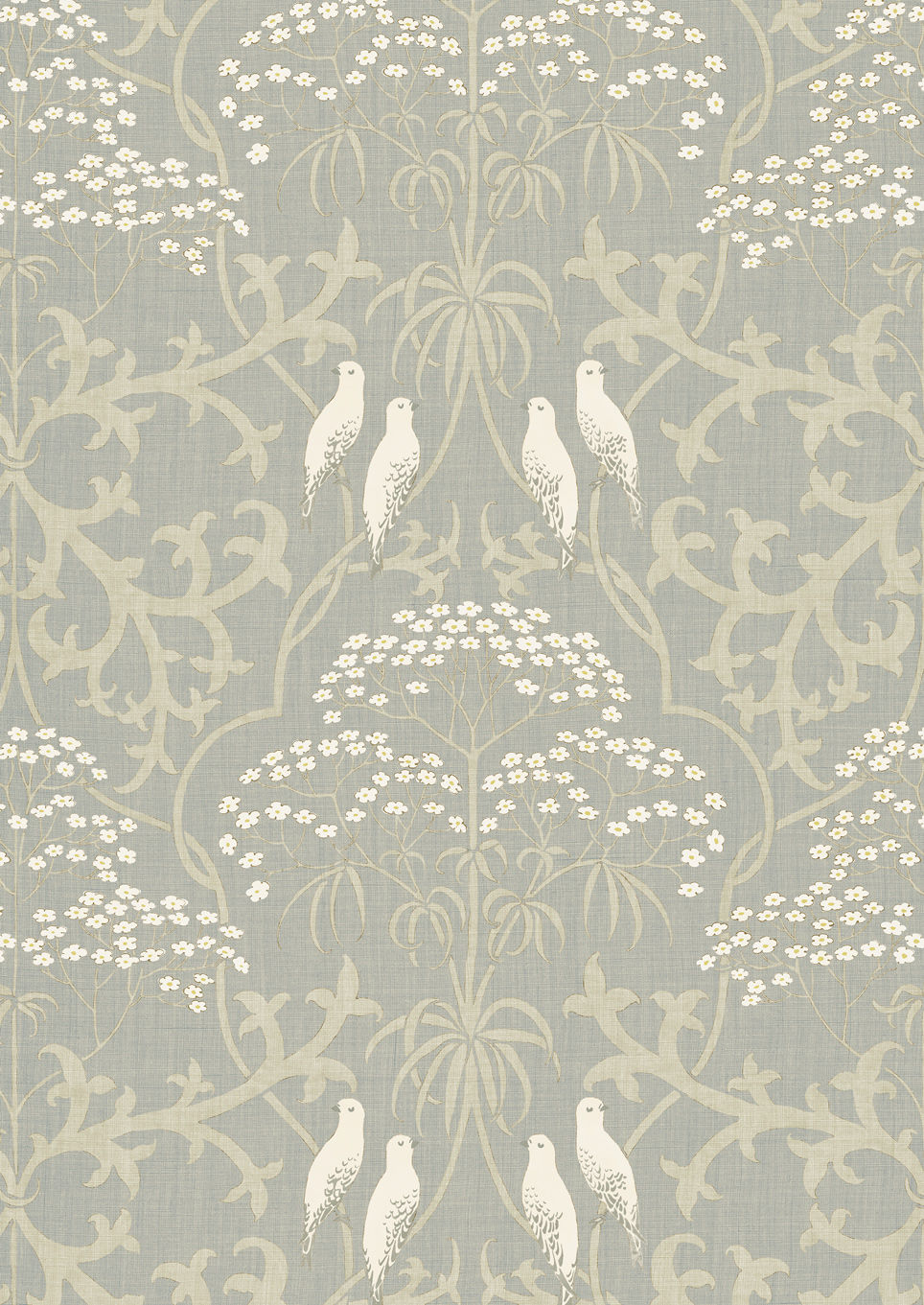 Bella Wallpaper - Earl Grey - Lewis & Wood