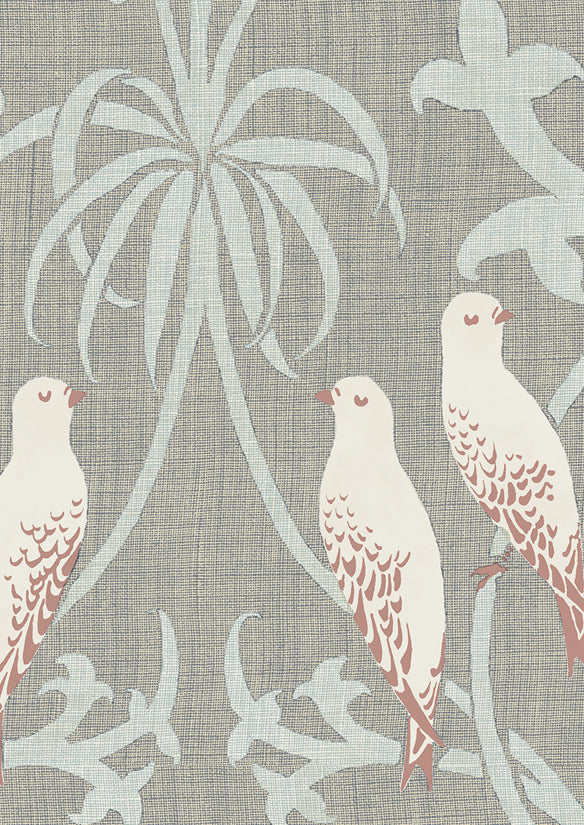 Bella Wallpaper - Sugar Almond - Lewis & Wood