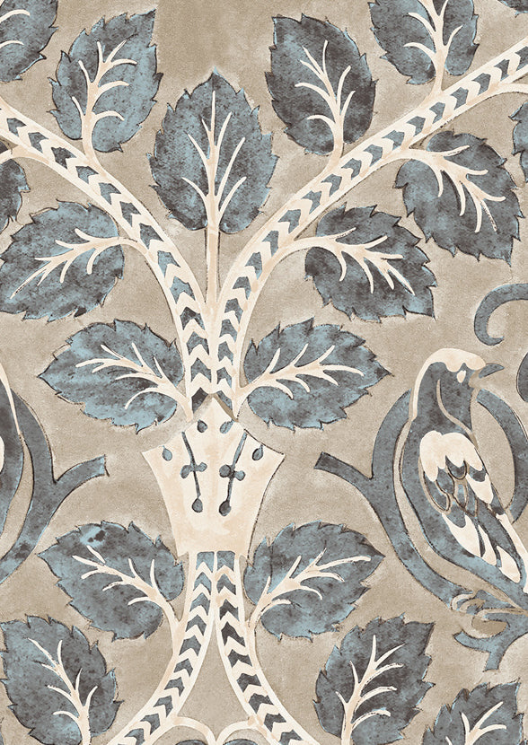 Berry Brothers Wallpaper - Cola - Lewis & Wood