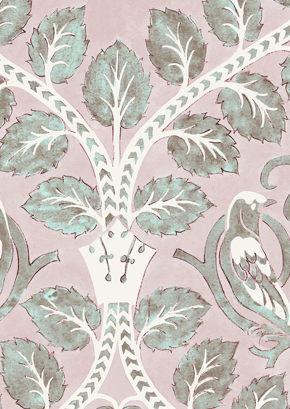 Berry Brothers Wallpaper - Sherbet - Lewis & Wood