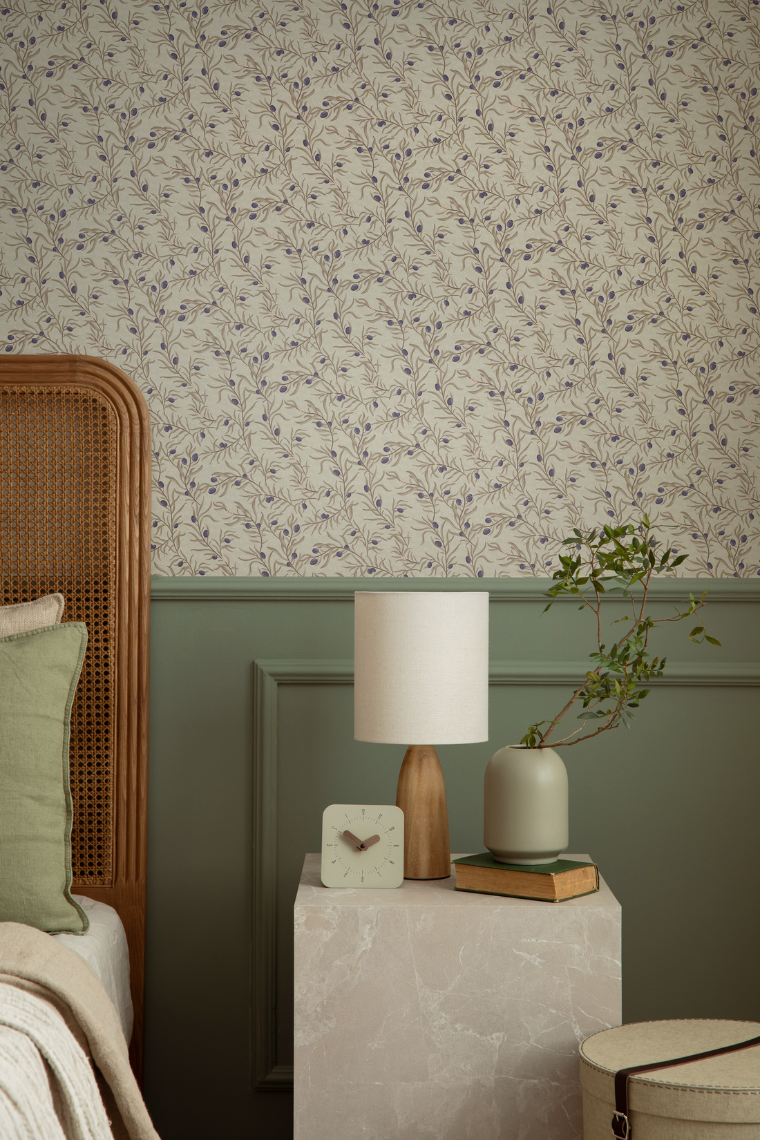 Bjorn Wallpaper - Sand - Summer Gray
