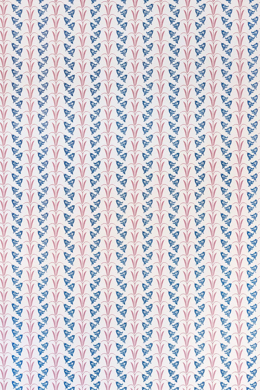 Bluebells Wallpaper - Blue / Raspberry - BG3000101 - Barneby Gates