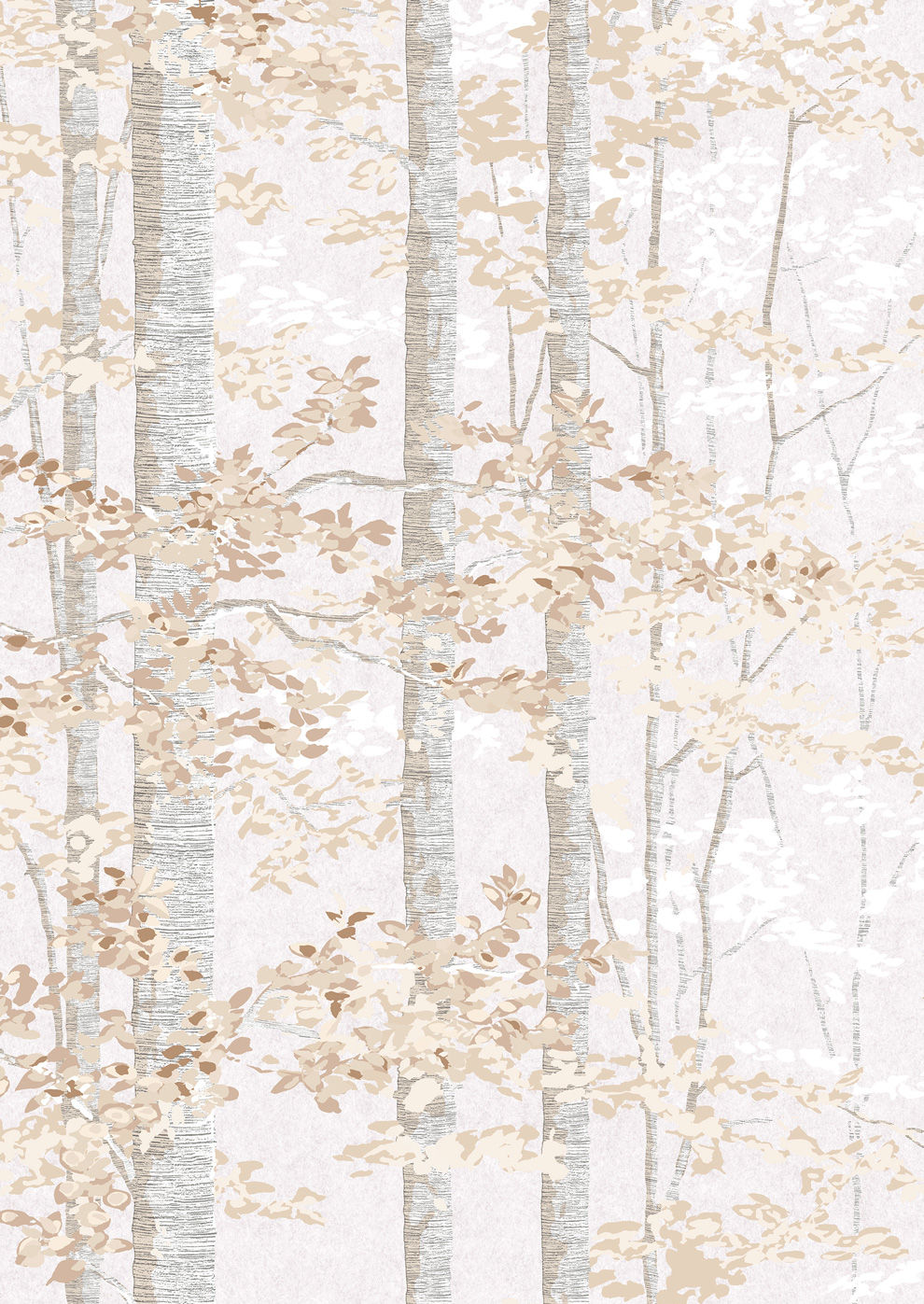 Bosky Wallpaper - Bracken - Lewis & Wood