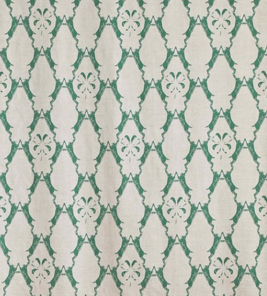 Boxing Hares Fabric - Green - BGF010-201 - Barneby Gates