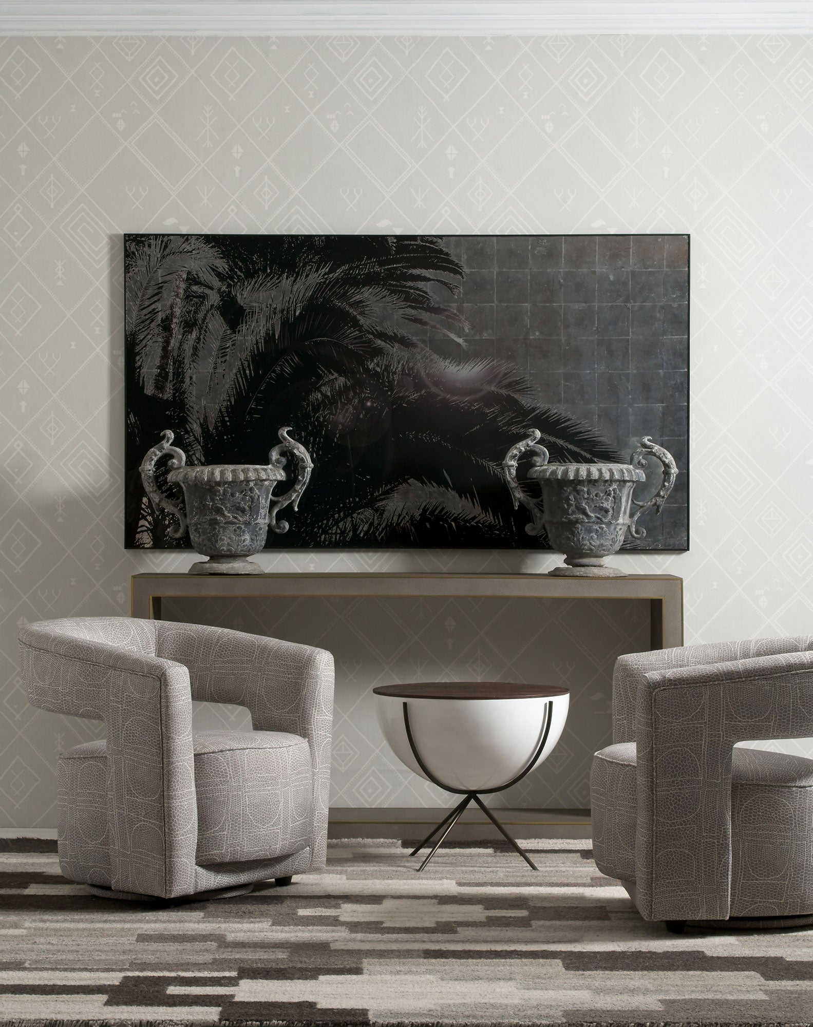 CASBEST - Berber Wallpaper - Stone - Andrew Martin