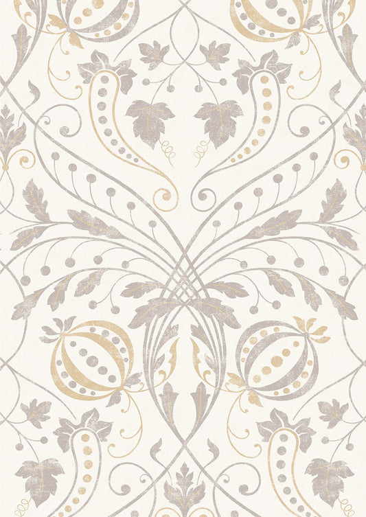 Chateau Wallpaper - Gesso - Lewis & Wood
