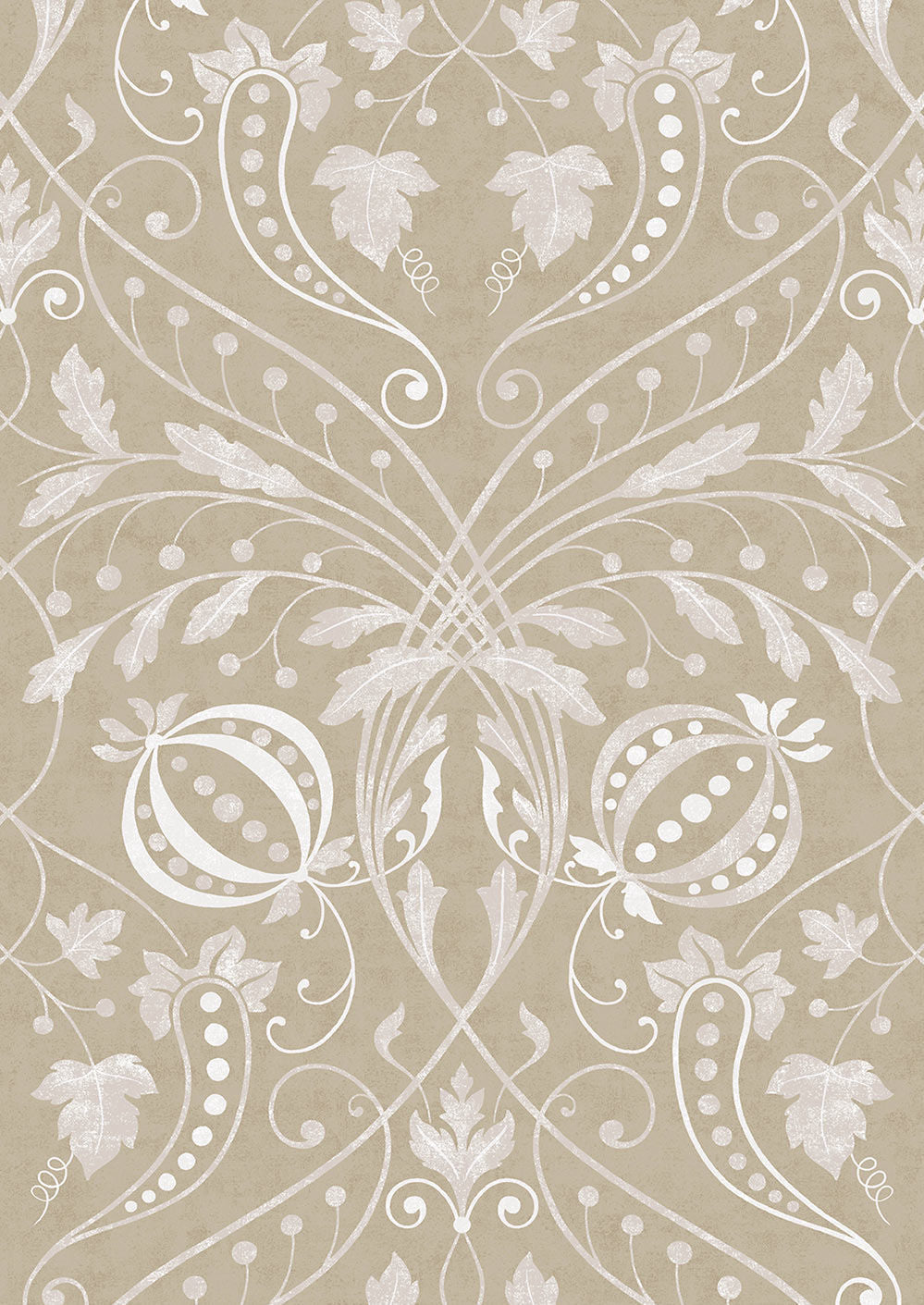 Chateau Wallpaper - Gilt - Lewis & Wood