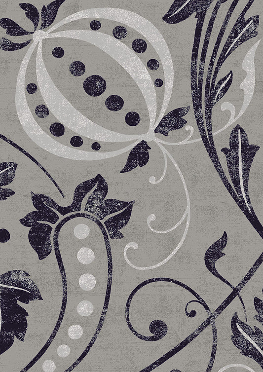 Chateau Wallpaper - Granite - Lewis & Wood