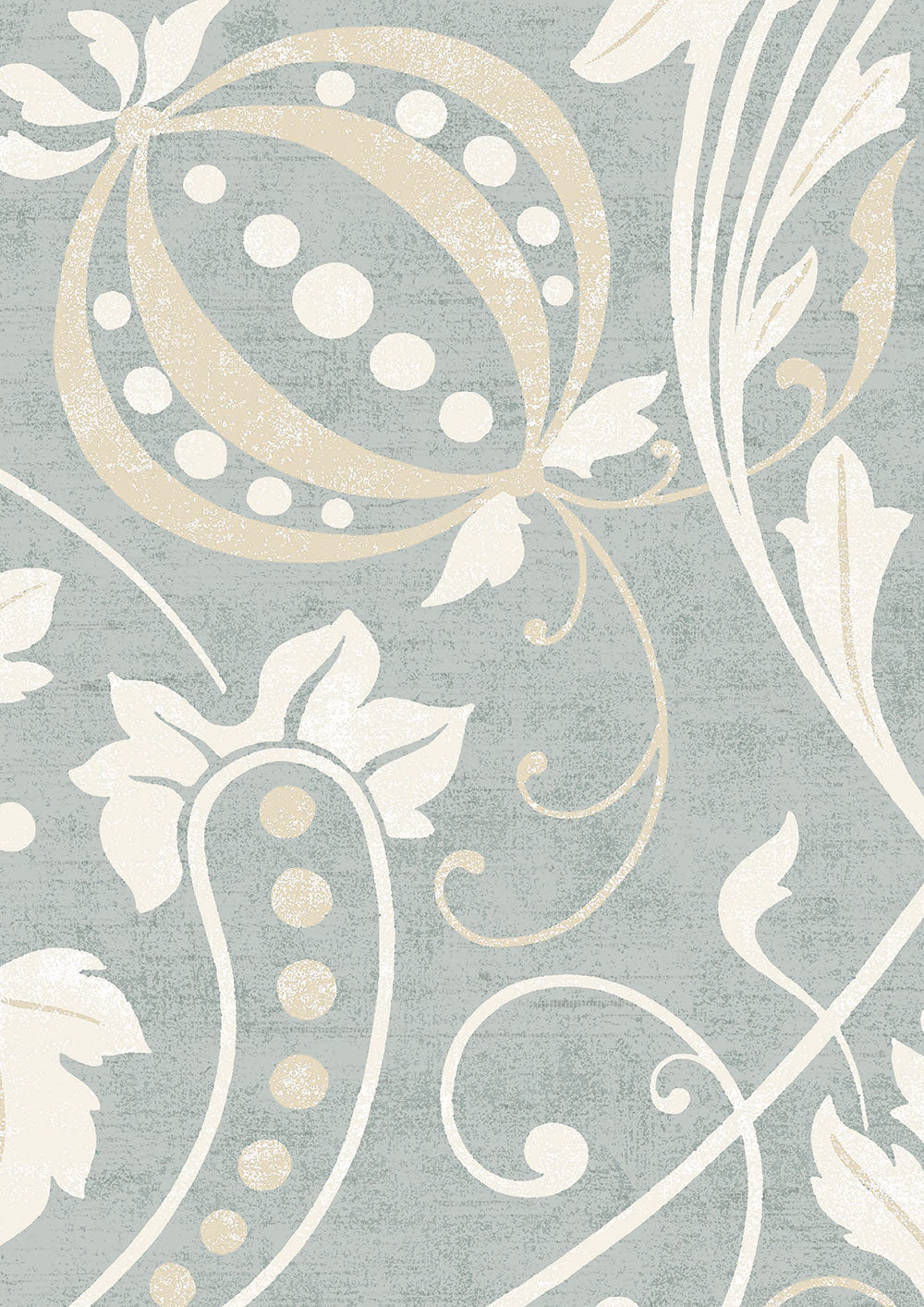Chateau Wallpaper - Sea Spray - Lewis & Wood