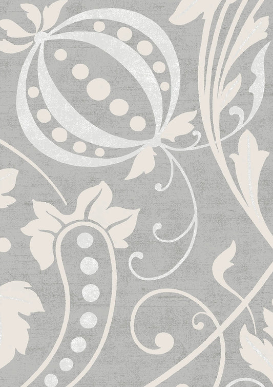 Chateau Wallpaper - Silver - Lewis & Wood