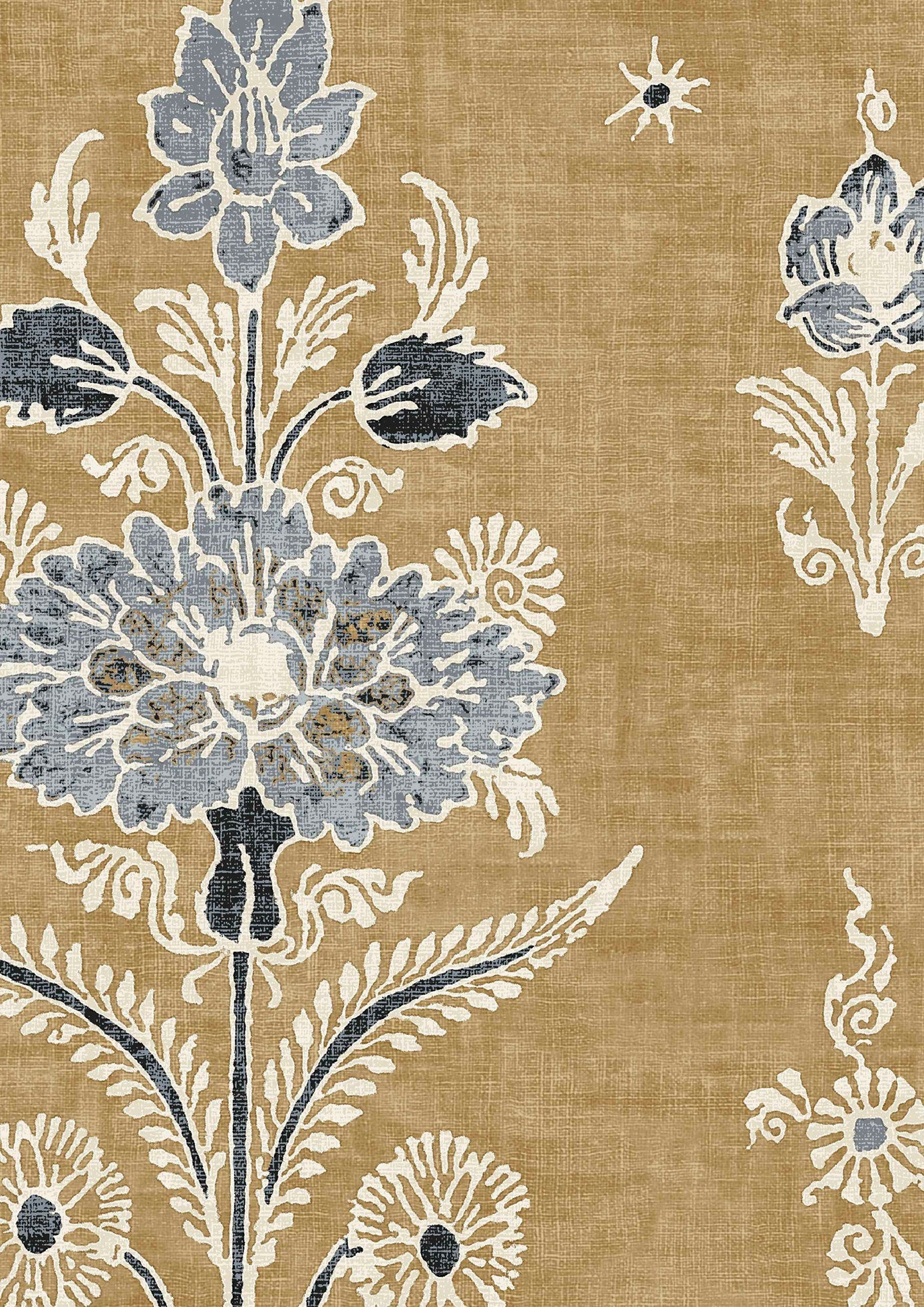 Citadel Wallpaper - Ochre Smoke - Lewis & Wood