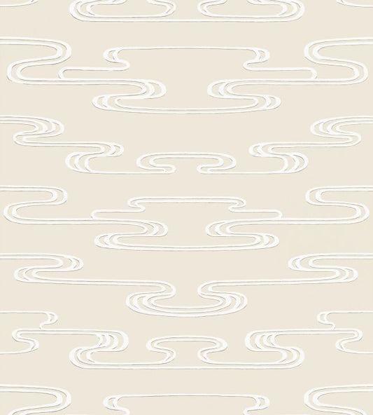Cloudwater Wallpaper - Beige - AT23151 - Anna French