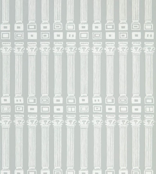 Columns Wallpaper - Empire Grey/Architects White - ZPLW312968 - Zoffany
