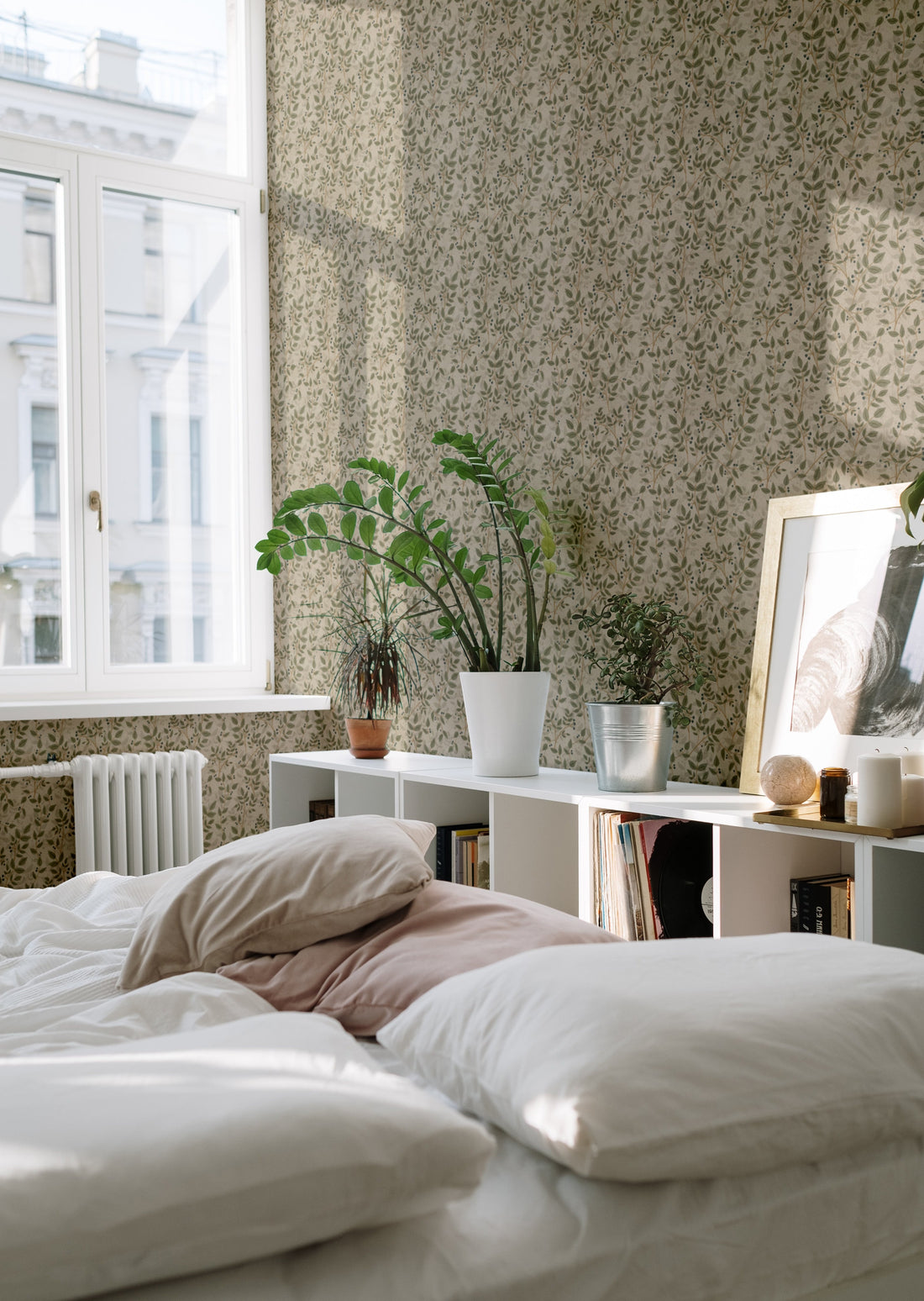 Dagma Wallpaper - Green - Summer Gray
