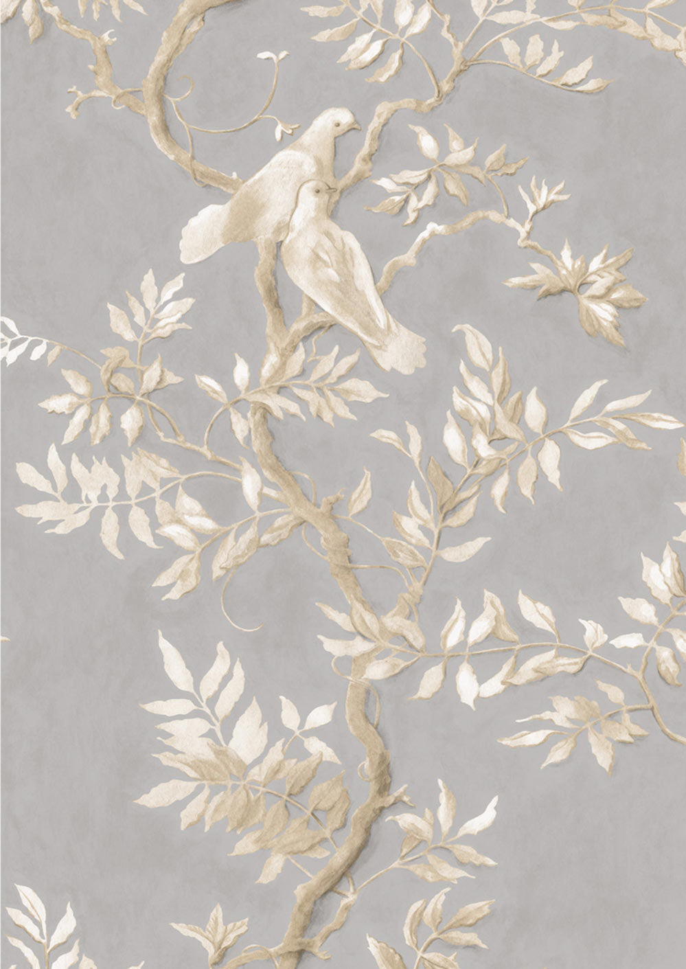 Doves Wallpaper - Thunder - Lewis & Wood