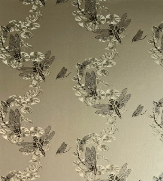 Dragonfly Wallpaper - Pewter - BG0600 - 201 - Barneby Gates