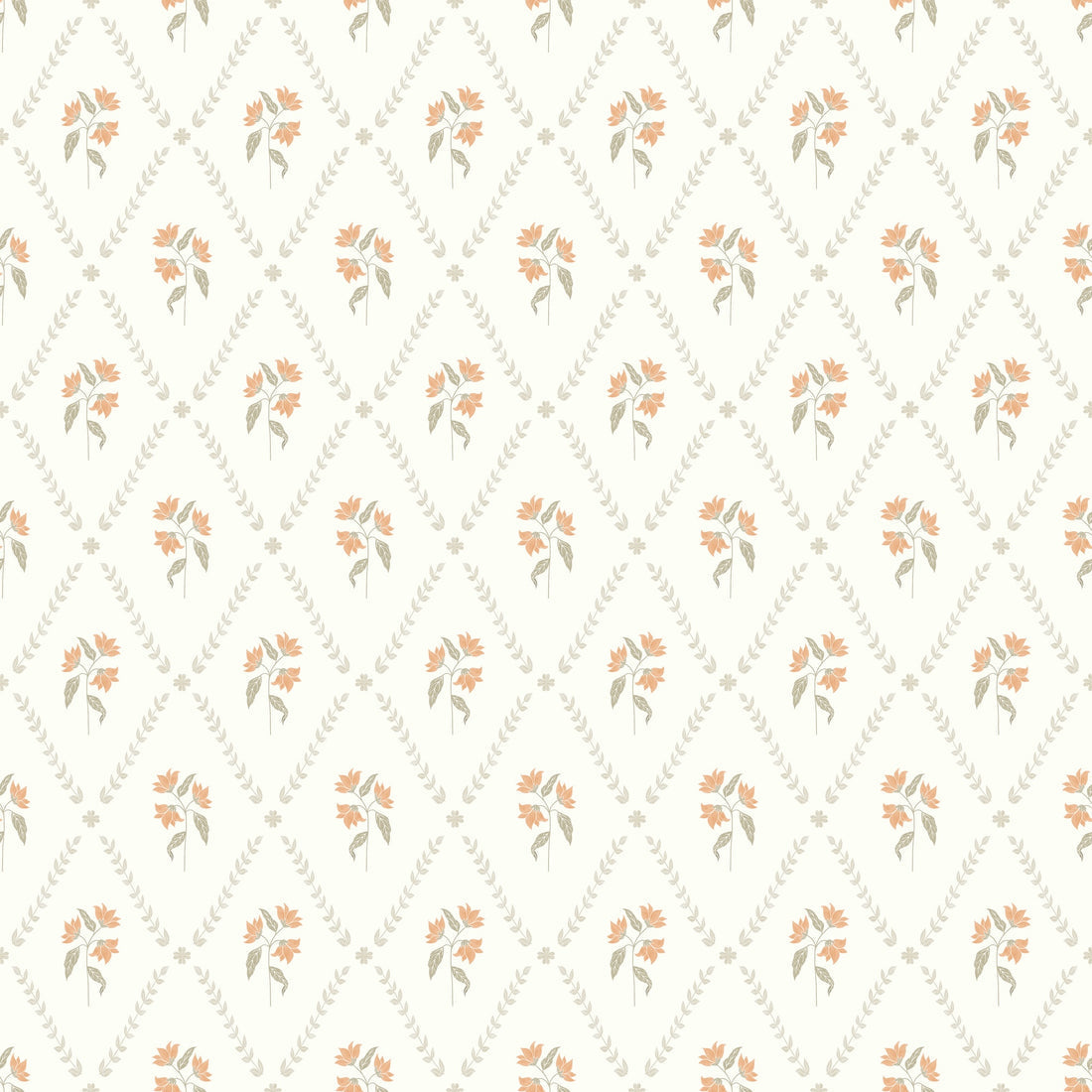 Eline Wallpaper - Spring - Summer Gray
