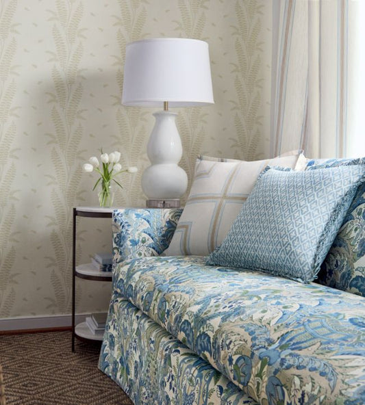 Ensbury Fern Wallpaper - Beige - AT57824 - Anna French