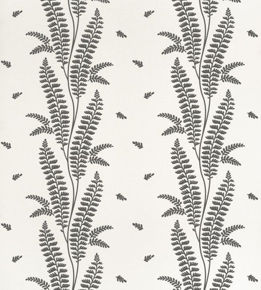 Ensbury Fern Wallpaper - Black - AT57884 - Anna French