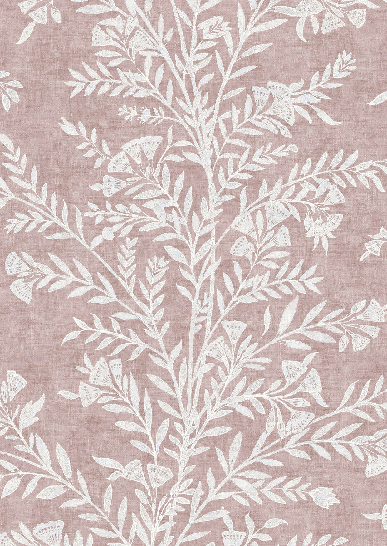 Fan Flower Wallpaper - Shell - Lewis & Wood