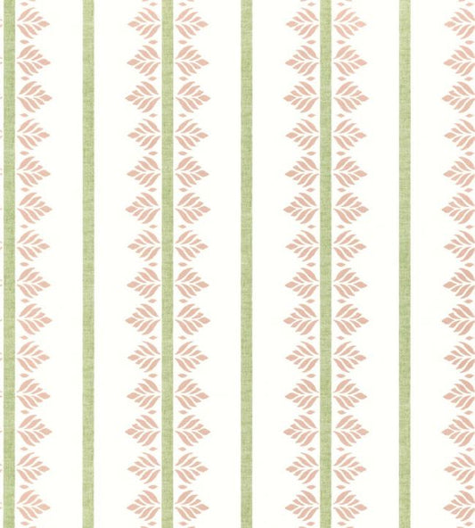 Fern Stripe Wallpaper - Blush - AT15100 - Anna French