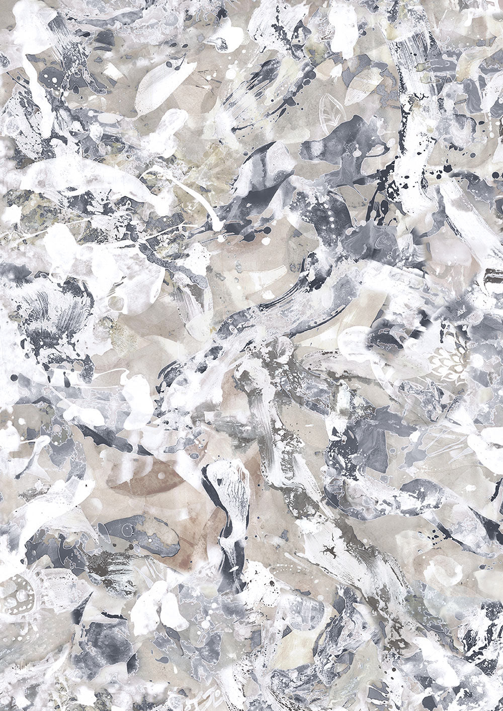 Force 9 Wallpaper - Gravel - Lewis & Wood