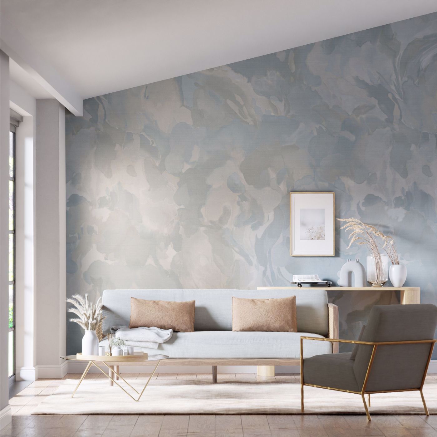 Foresta Wallpaper - Ethereal/Parchment - HC4W113000 - Harlequin