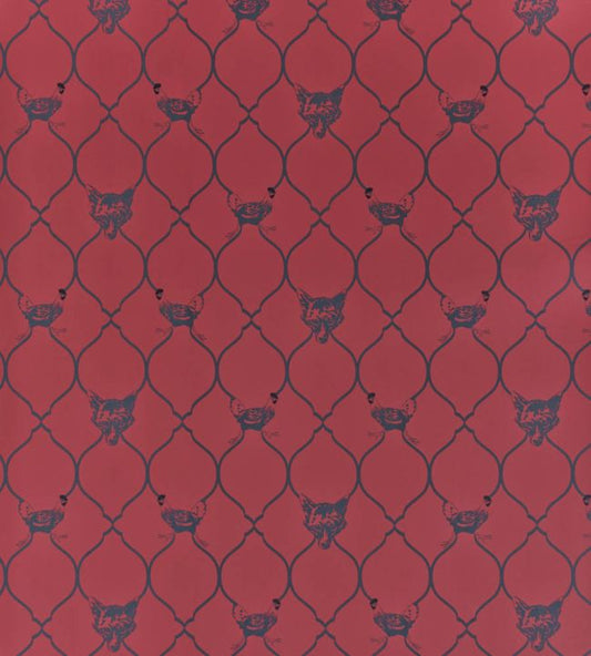 Fox And Hen Wallpaper - Brick - BG0900 - 101 - Barneby Gates
