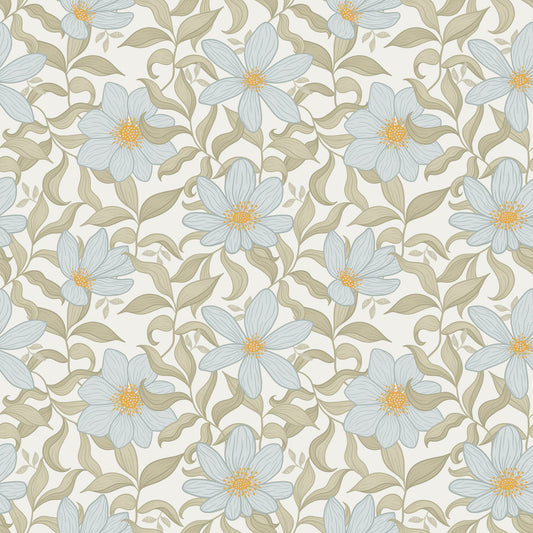 Fredrik Wallpaper - Lake - Summer Gray

