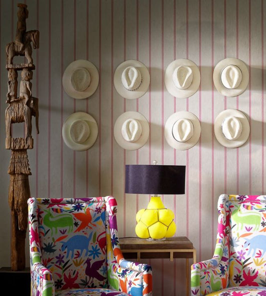 HACIRRPO - Ric Rac Wallpaper - Silver - Andrew Martin