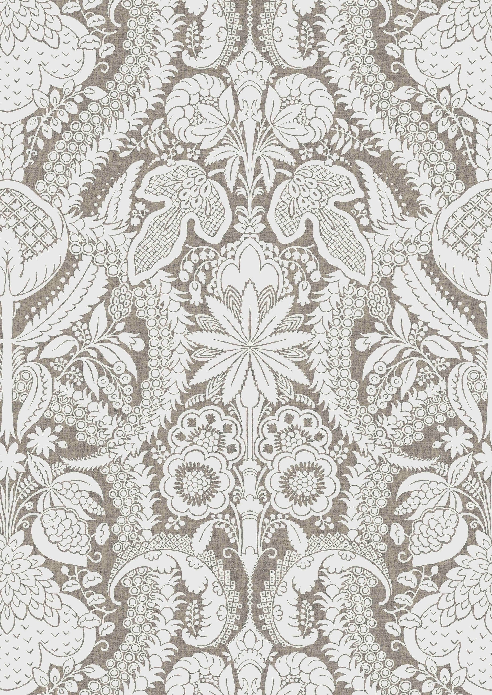 Hanbury Wallpaper - Charcoal - Lewis & Wood