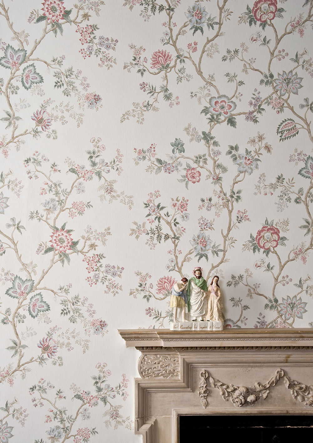 Indienne Wallpaper - Mallow - Lewis & Wood