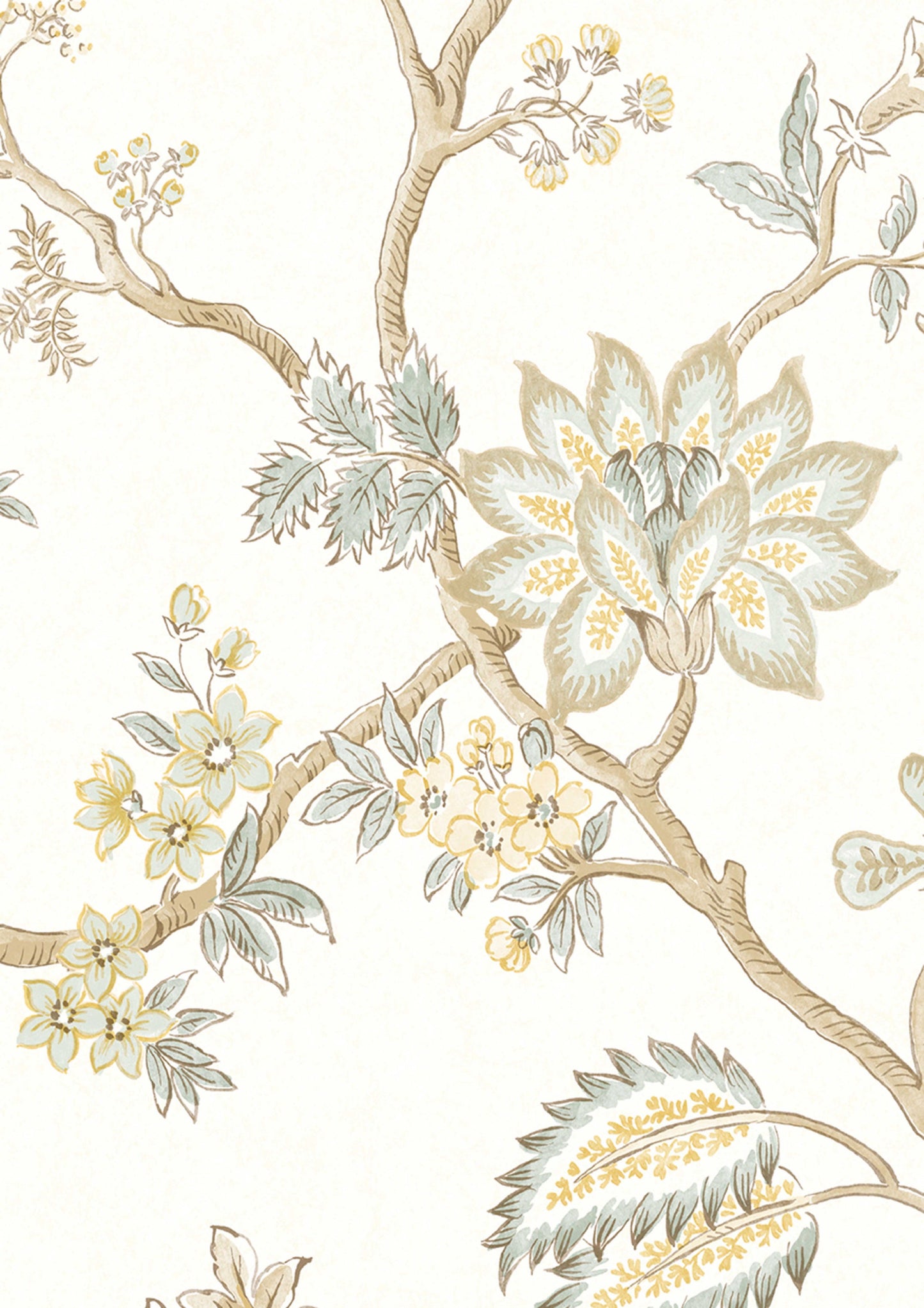 Indienne Wallpaper - Quince - Lewis & Wood