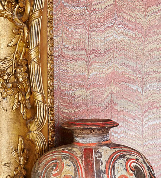 Jaipur Plain Wallpaper - Red - ZJAI311727 - Zoffany