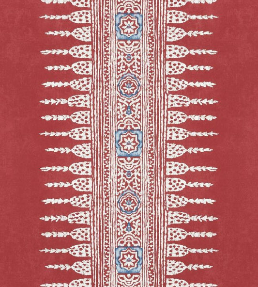 Javanese Stripe Wallpaper - Red - AT15138 - Anna French
