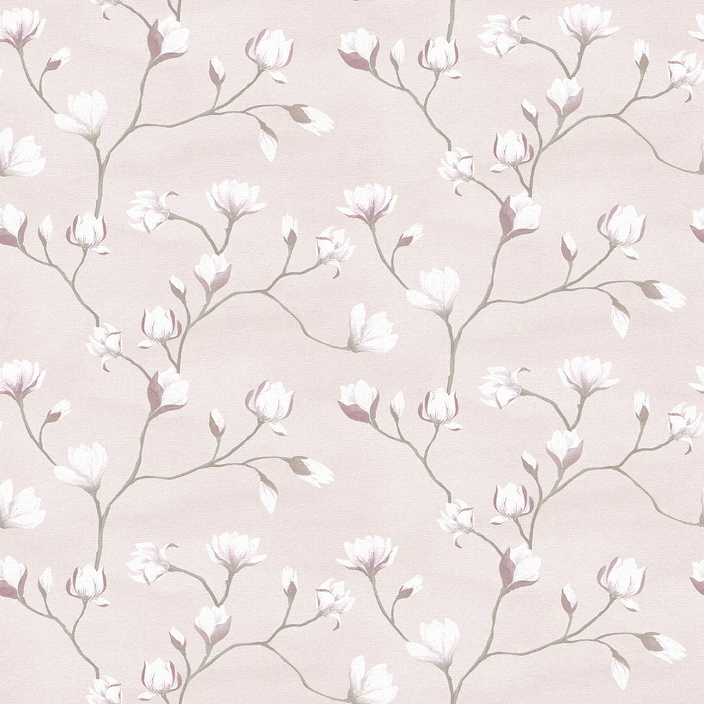 LAN100051 - Sweet Magnolia Wallpaper - Barely Blush - Lucie Annabel